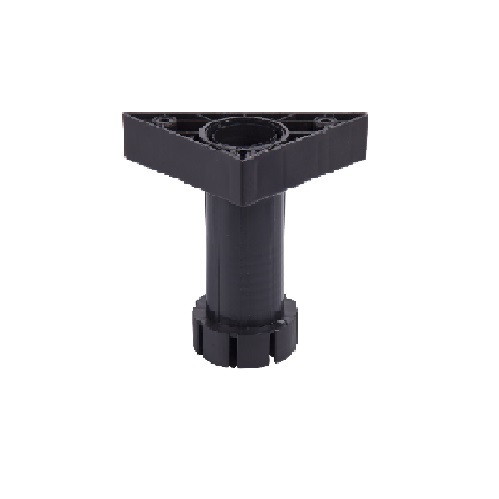 Tornillo ajustable de 100-160 mm en patas de gabinete de plástico PP